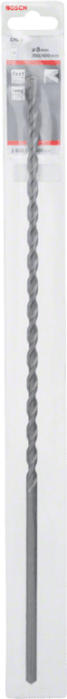 Bosch Silver Percussion Concrete Drill Bit - 8.0 x 350 x 400