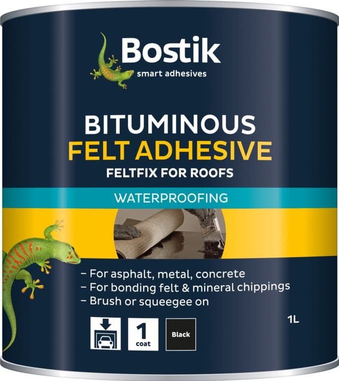 Bostik Bituminous Felt Adhesive for Roofs - 1L