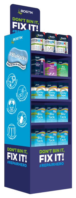 Bostik Blu Tack Empty FSDU – Status Home Care