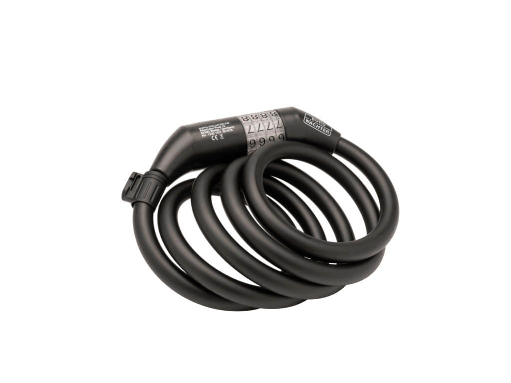 Burg-Wächter Bike Combination Locking Cable With LED 15 x 180 - Black