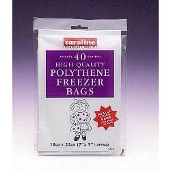 Caroline Freezer Bags (40) - 7" x 9" (18 x 23cm)