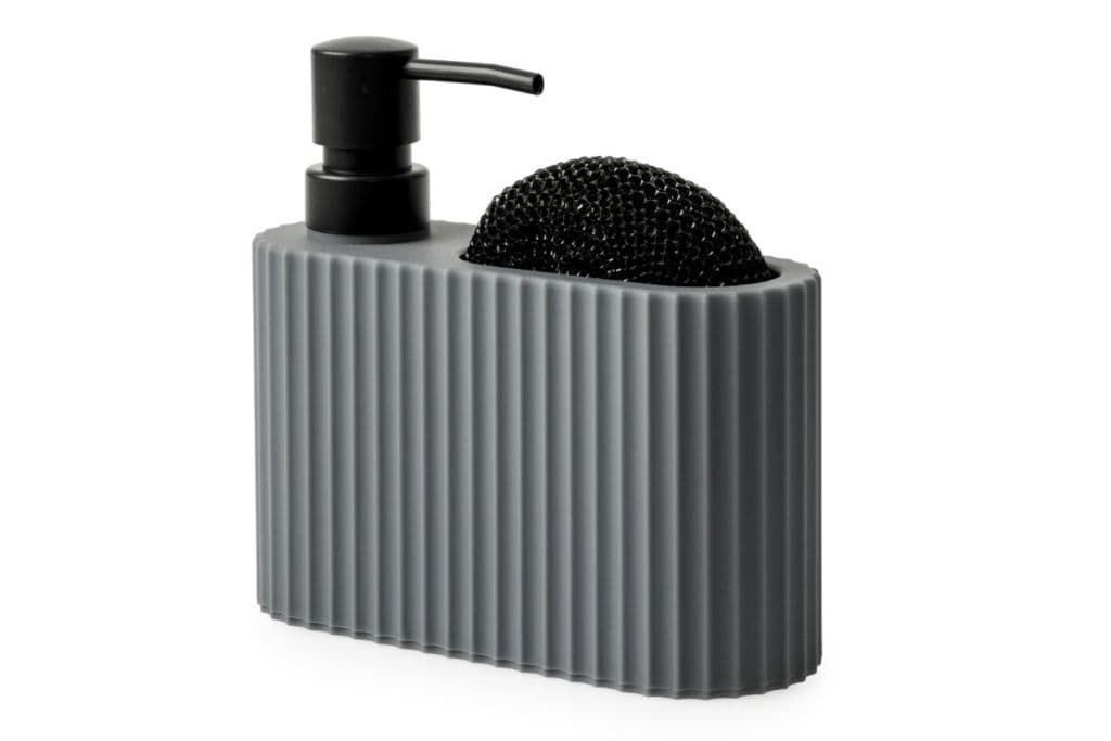 Casa & Casa Berkeley Soap Dispenser & Holder - Grey