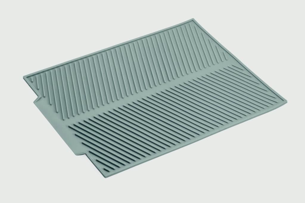 Casa & Casa Silicone Drying Mat Grey - 43 x 33cm