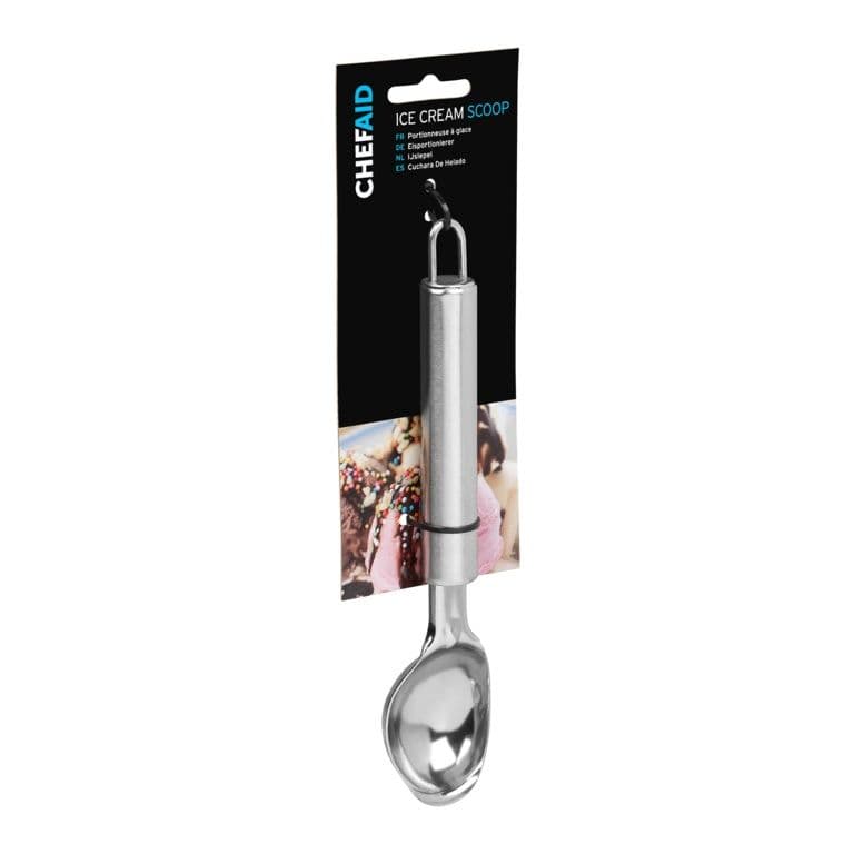 Chef Aid Ice Cream Scoop - Silver