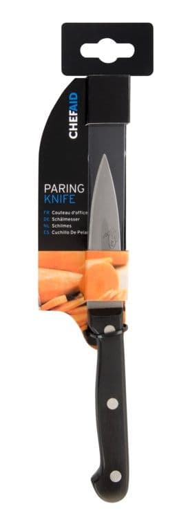Chef Aid Paring Knife - Black Handle
