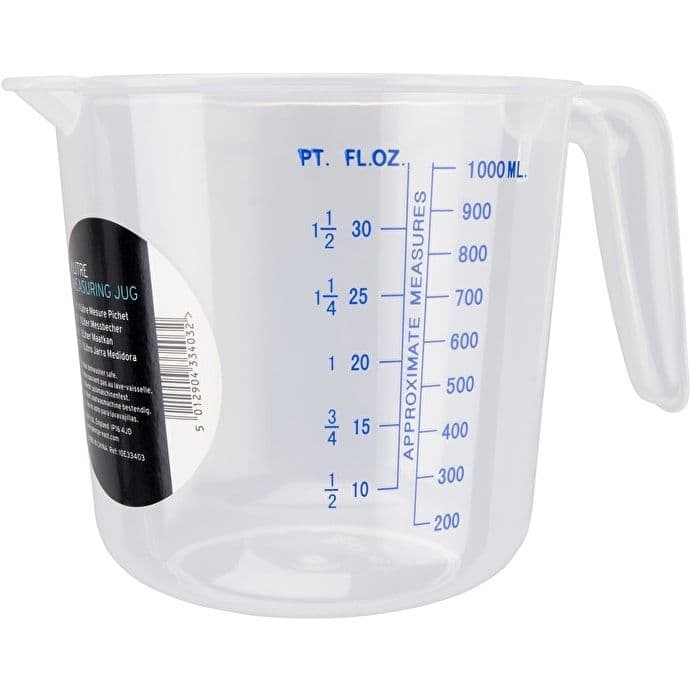 Chef Aid Plastic Jug - 1L/2 Pint