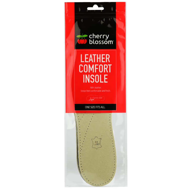 Cherry Blossom Leather Comfort Insole