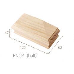 Cheshire Mouldings Flat Newel Cap - Half Pine