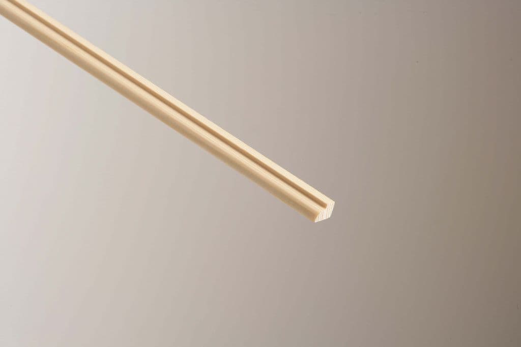 Cheshire Mouldings Glass Bead Pine - 9 x 12mm x 2.4m