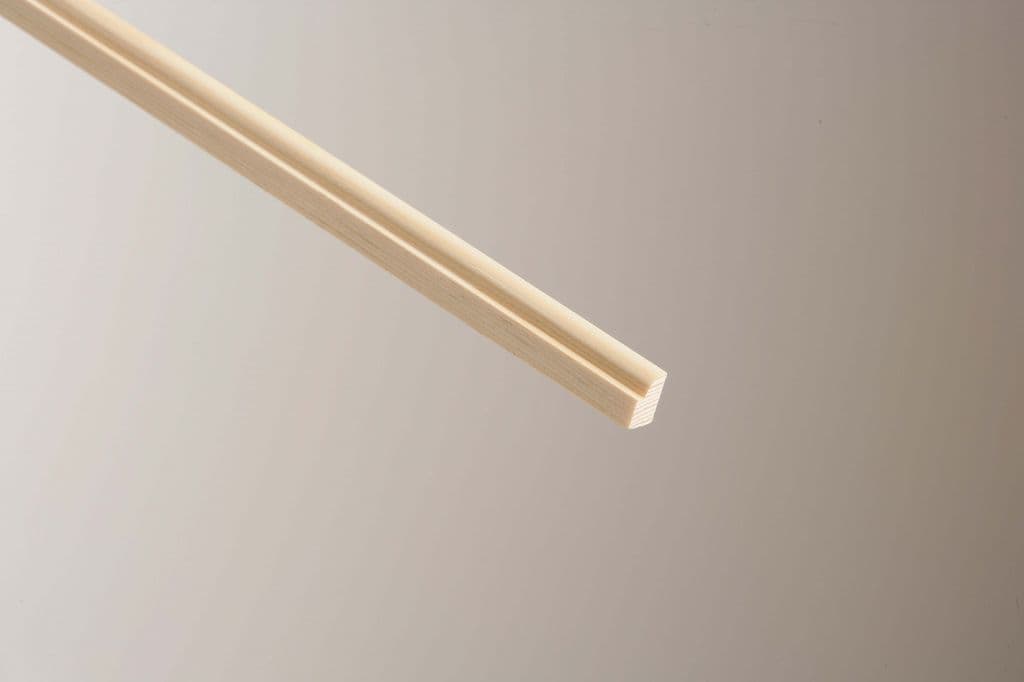 Cheshire Mouldings Glass Bead Pine - 9 x 15mm x 2.4m