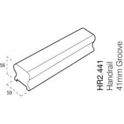 Cheshire Mouldings Handrail Pine - 41mm x 2.4m