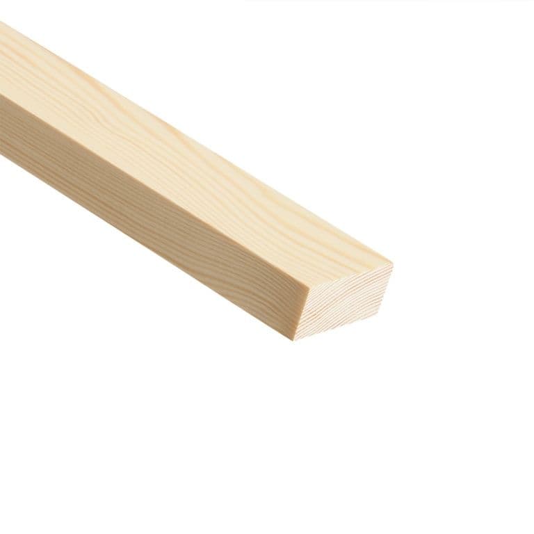 Cheshire Mouldings Knotty Pine Stripwood - 2400 x 45 x 20mm