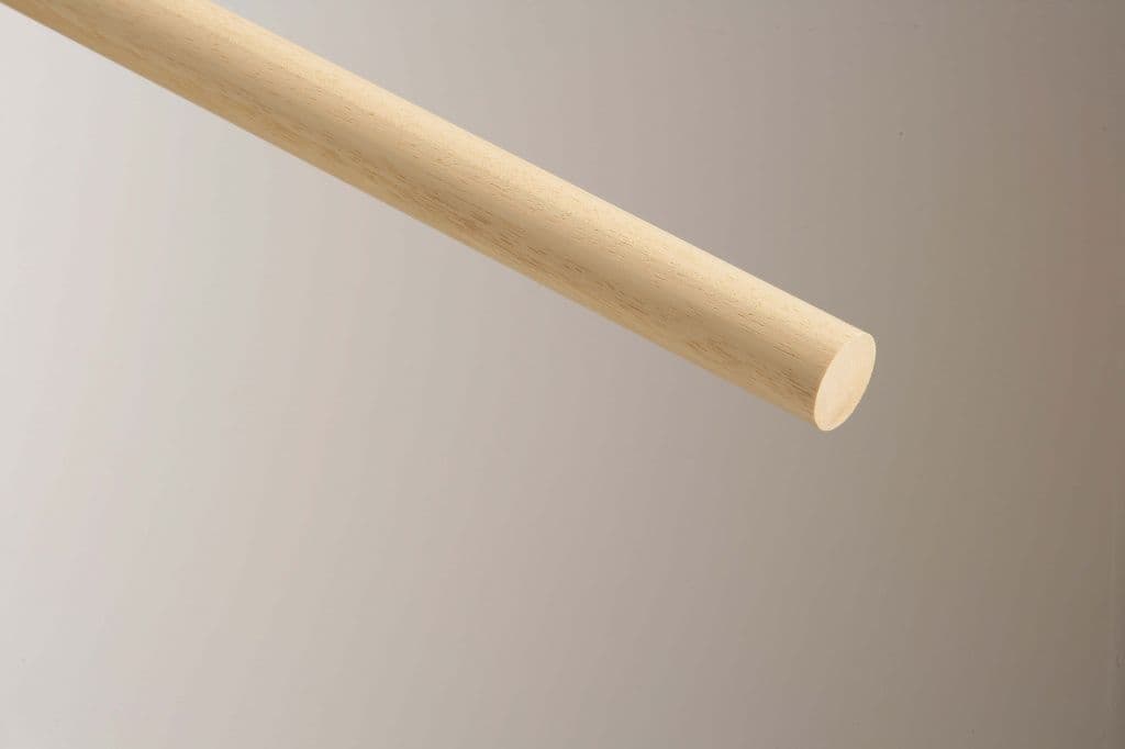 Cheshire Mouldings Light Harwood Dowel - 25 x 25mm x 2.4m