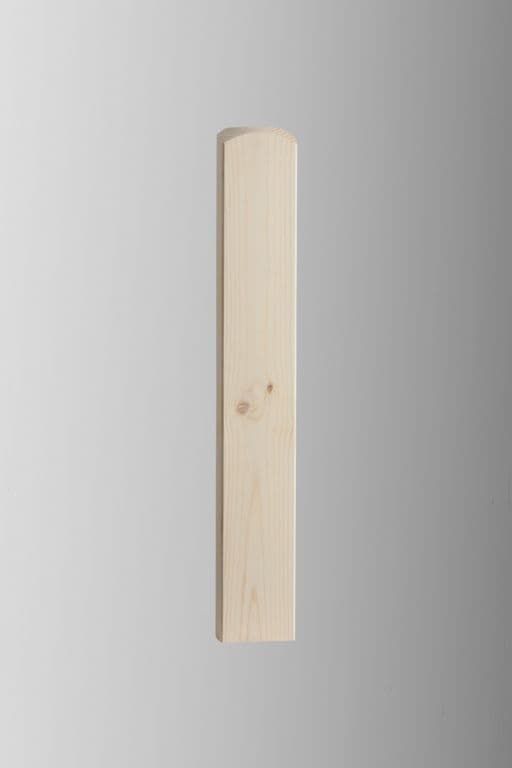 Cheshire Mouldings Newel Base Pine - 91 x 615