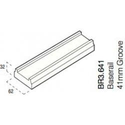Cheshire Mouldings Oak Baserail - 3.6m x 41mm