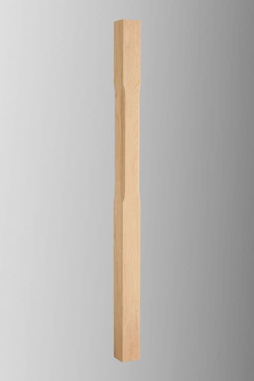 Cheshire Mouldings Oak Stop Chamfered Newel