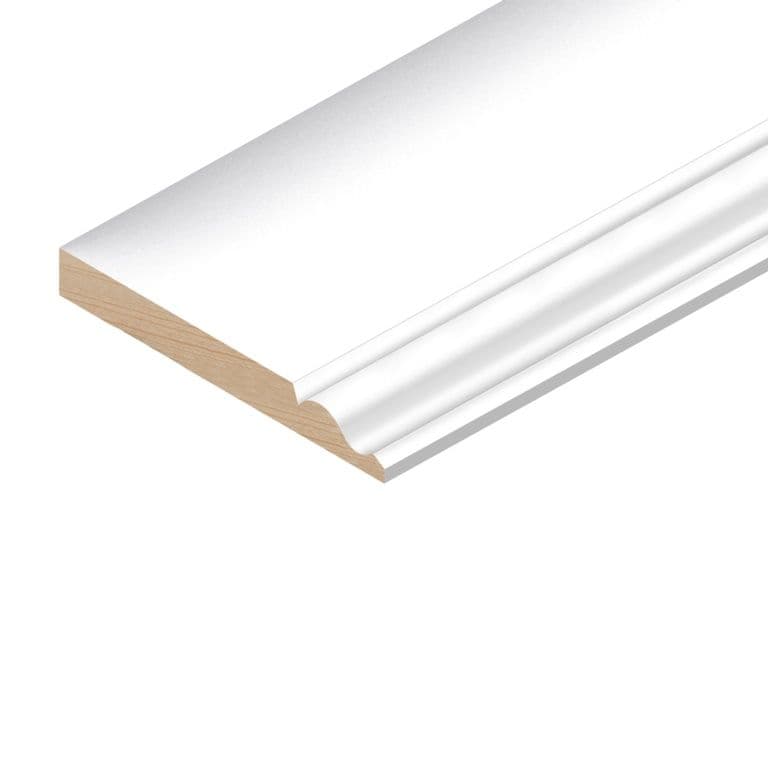 Cheshire Mouldings Primed Ogee Skirting - 2.4m