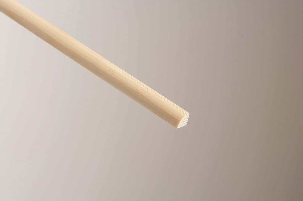 Cheshire Mouldings Primed Quadrant - 12 x 21mm x 2.4m