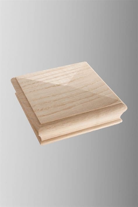 Cheshire Mouldings Pyramid Newel Cap - Oak 47mm