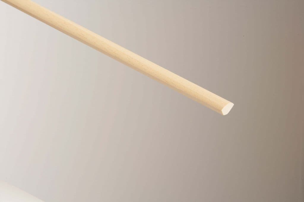 Cheshire Mouldings Quadrant Light Hardwood - 15 x 15mm x 2.4m