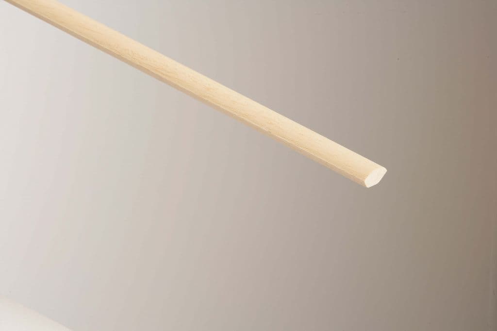 Cheshire Mouldings Quadrant Light Hardwood - 8 x 18mm x 2.4m