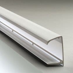 Corotherm White Sheet End Closures x 2 - 2100 x 10mm