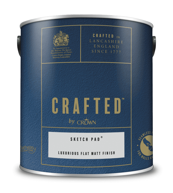 Crown Crafted Luxurious Flat Matt 2.5L - Sketch Pad