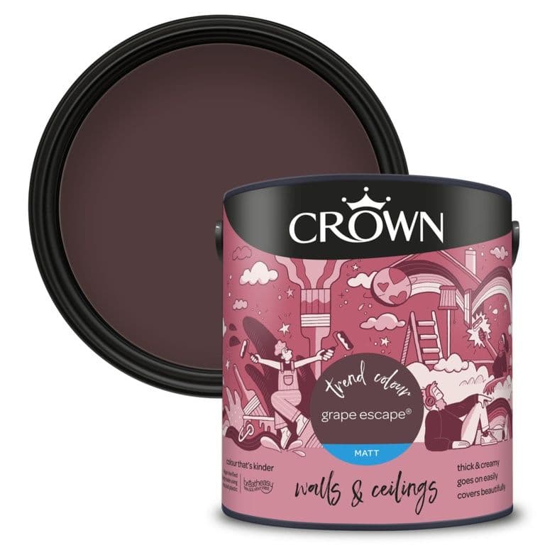 Crown Matt Emulsion Grape Escape - 2.5L