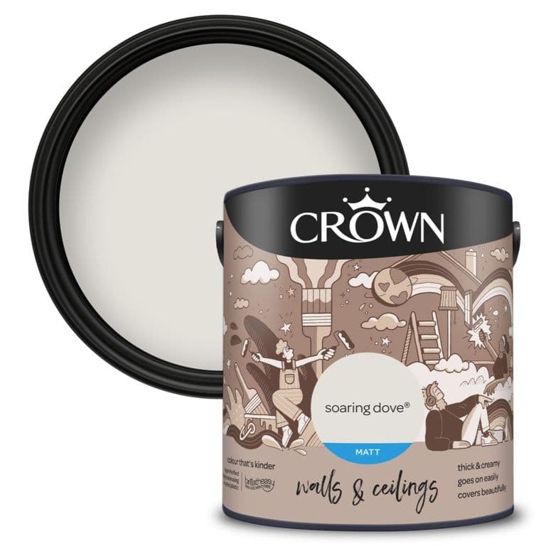 Crown Matt Emulsion Soaring Dove - 2.5L