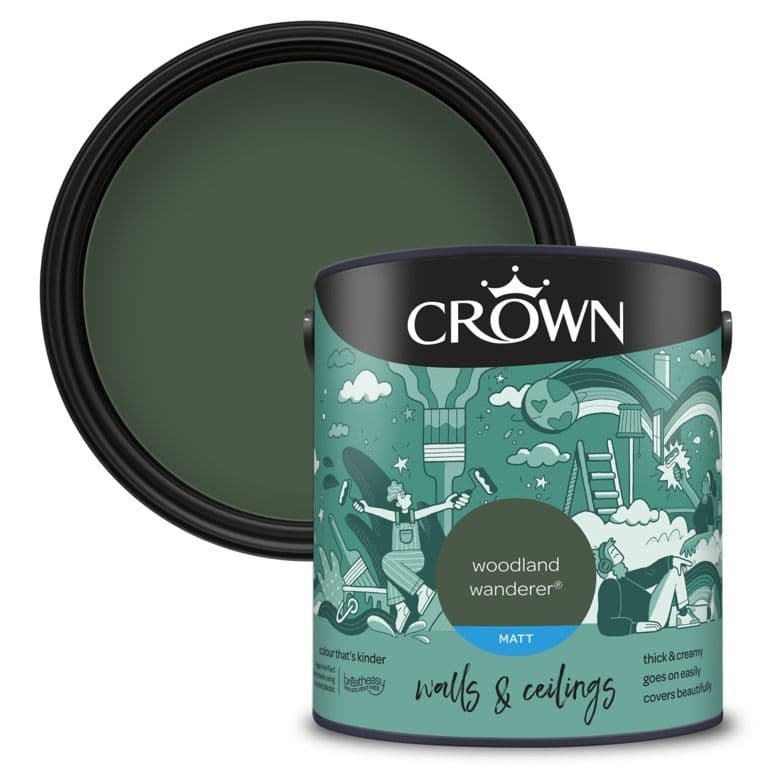 Crown Matt Emulsion Woodland Wanderer - 2.5L