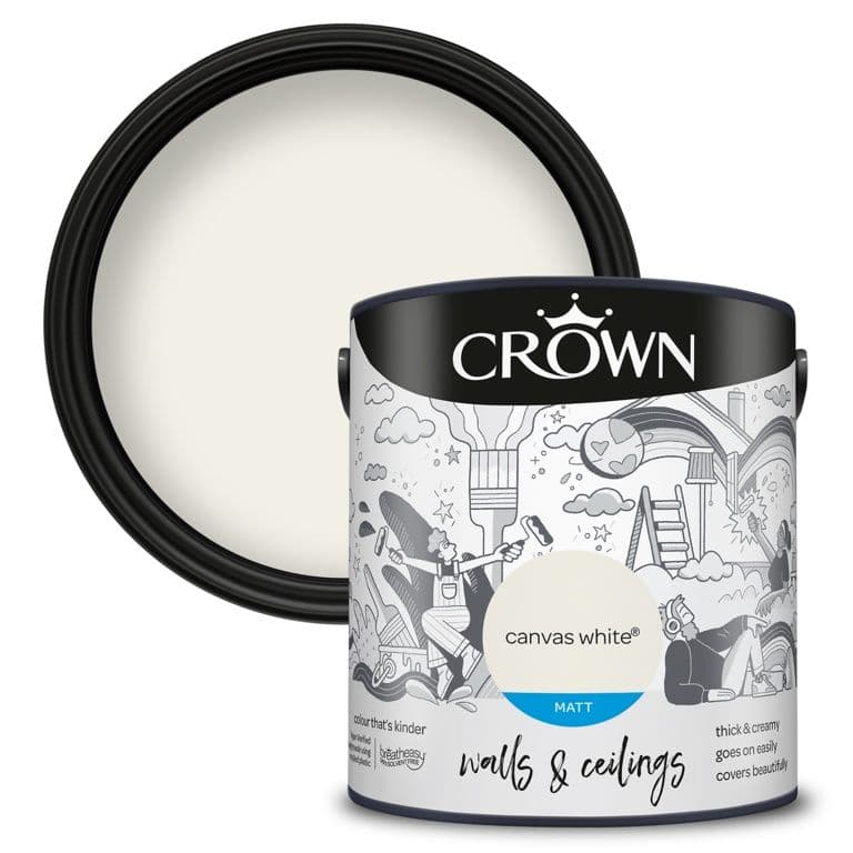 Crown Walls & Ceilings Matt  2.5L - Canvas White