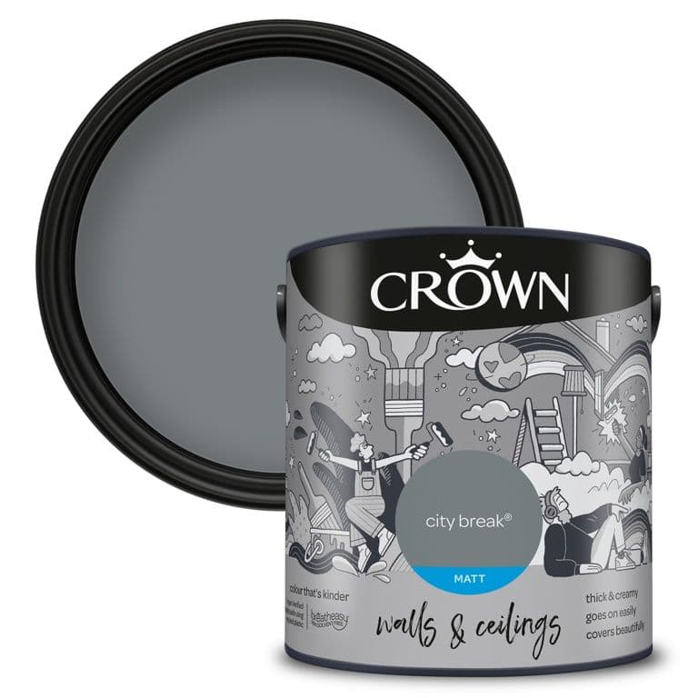 Crown Walls & Ceilings Matt  2.5L - City Break