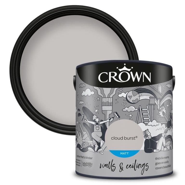 Crown Walls & Ceilings Matt  2.5L - Cloud Burst