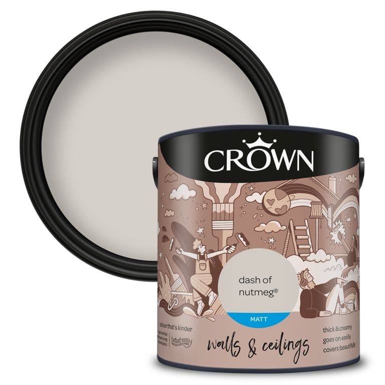 Crown Walls & Ceilings Matt  2.5L - Dash Of Nutmeg