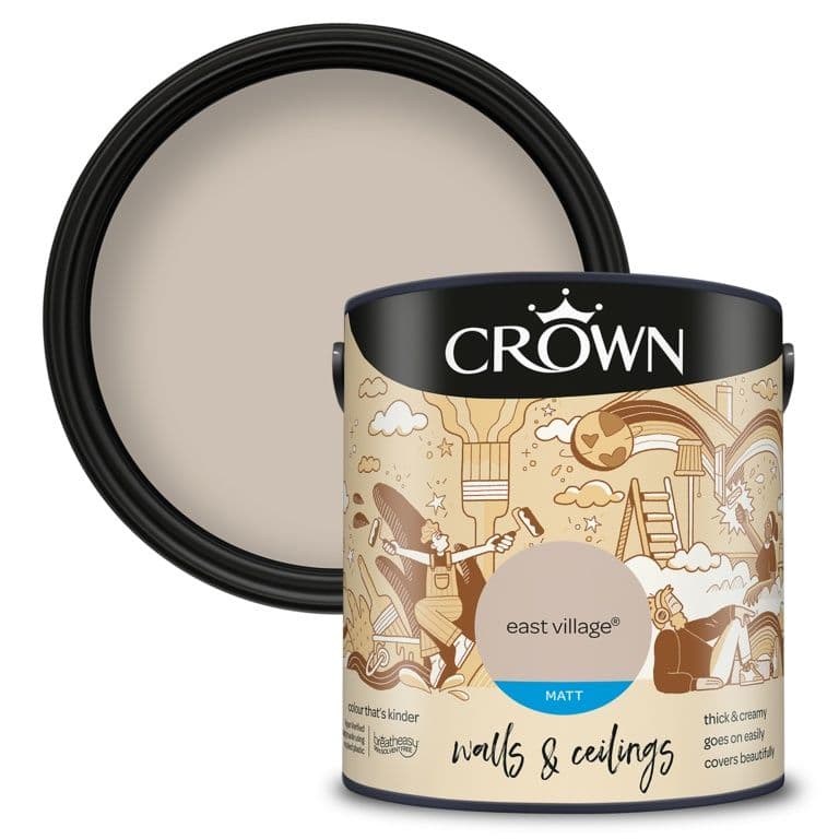 Crown Walls & Ceilings Matt  2.5L - East Village