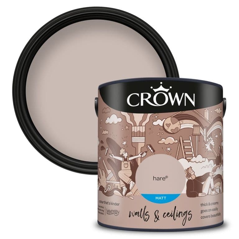 Crown Walls & Ceilings Matt  2.5L - Hare