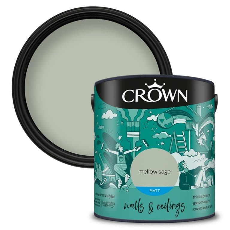 Crown Walls & Ceilings Matt  2.5L - Mellow Sage