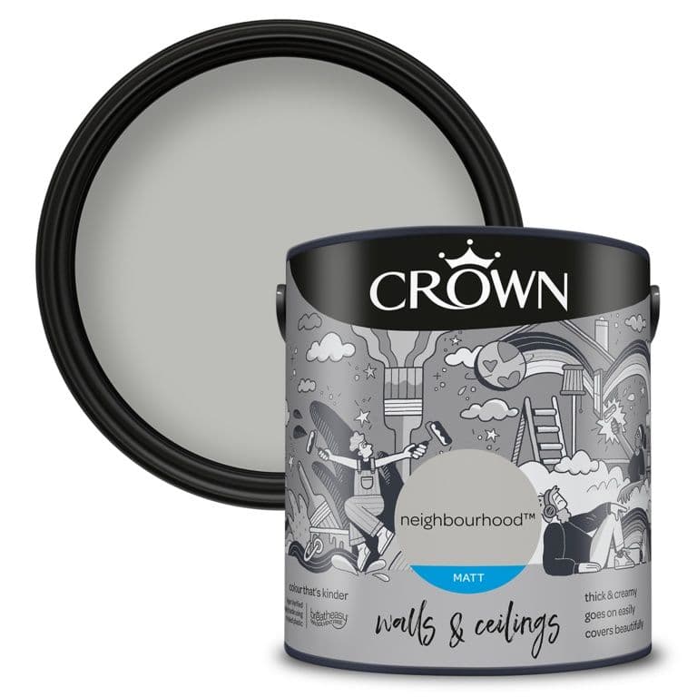 Crown Walls & Ceilings Matt 2.5L - Neighbourhood