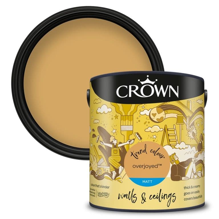 Crown Walls & Ceilings Matt 2.5L - Overjoyed