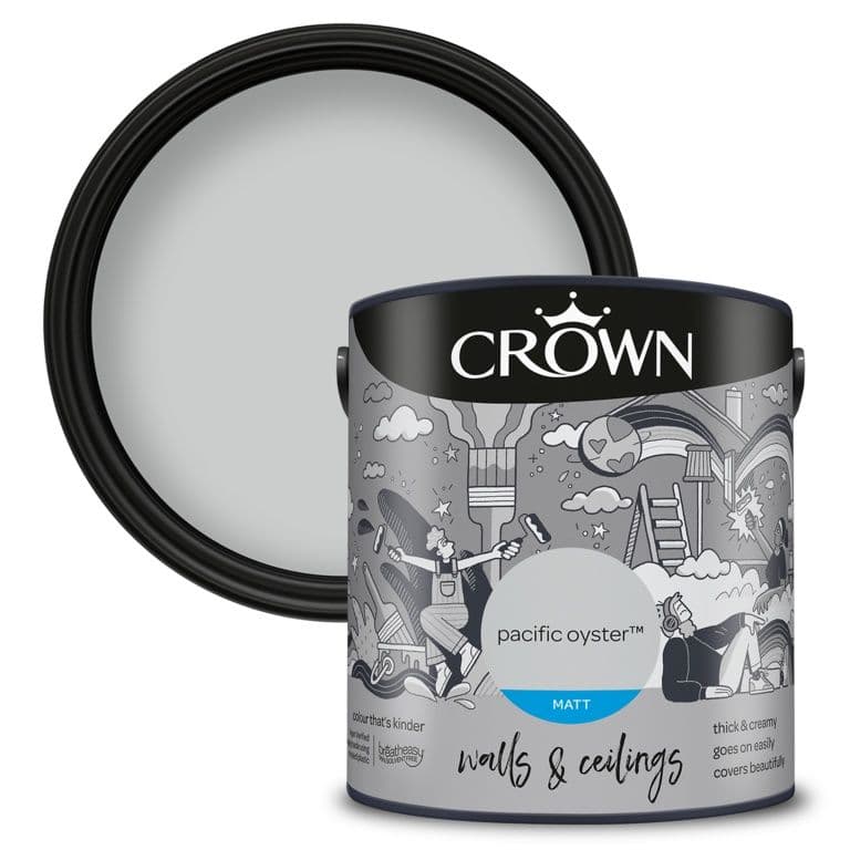Crown Walls & Ceilings Matt 2.5L - Pacific Oyster
