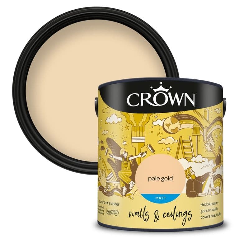Crown Walls & Ceilings Matt  2.5L - Pale Gold