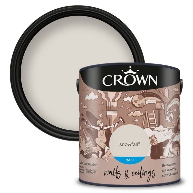 Crown Walls & Ceilings Matt  2.5L - Snowfall