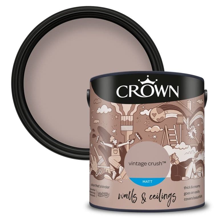 Crown Walls & Ceilings Matt 2.5L - Vintage Crush