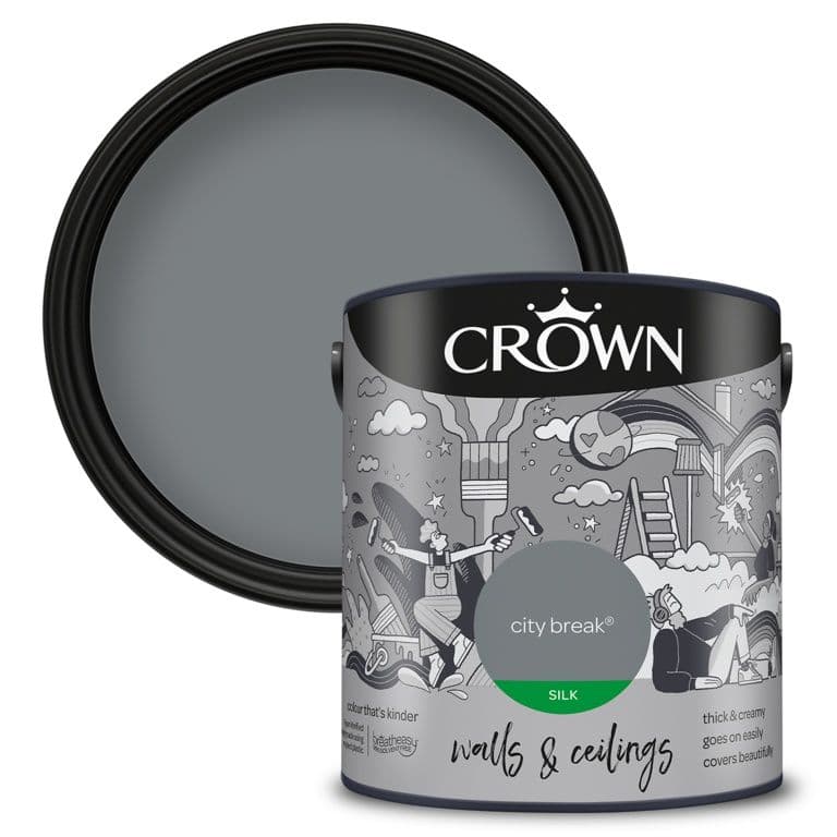 Crown Walls & Ceilings Silk 2.5L - City Break