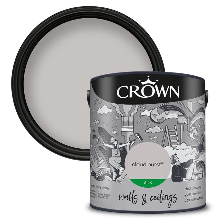 Crown Walls & Ceilings Silk 2.5L - Cloud Burst