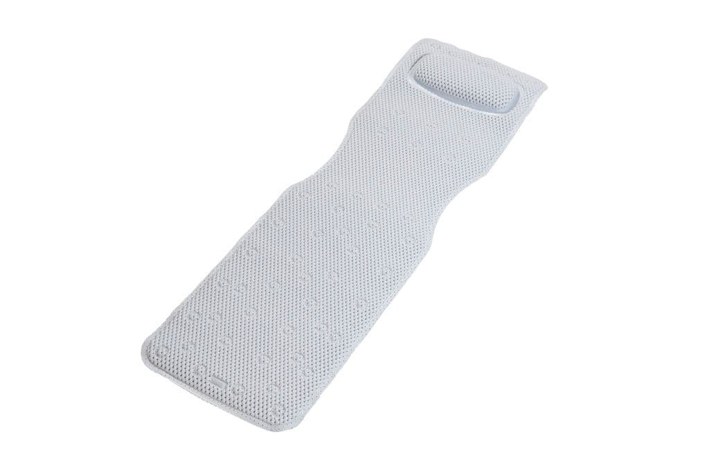 Croydex Teviot White Lounger Bath Mat - 90 x 35cm