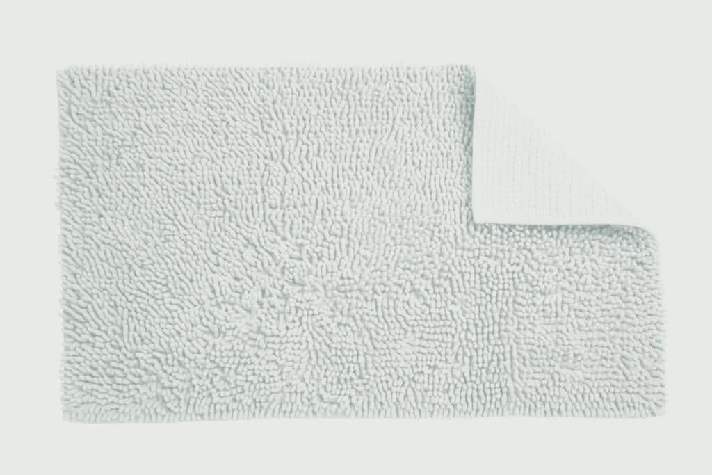 Croydex White Cotton Bathroom Mat - Textile Bath Mats/White