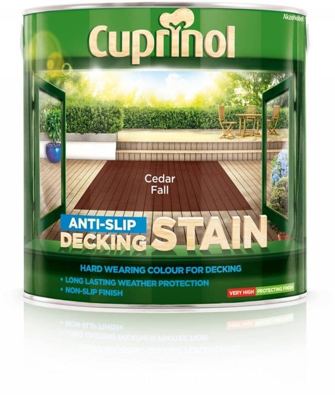 Cuprinol Anti Slip Decking Stain 2.5L - Cedar Fall