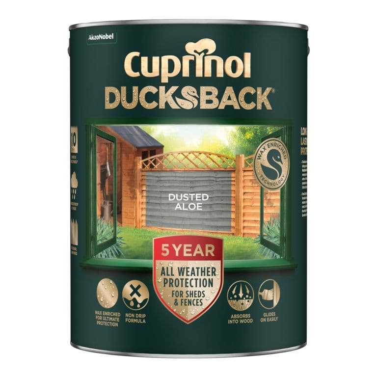Cuprinol Ducksback 5L - Dusted Aloe