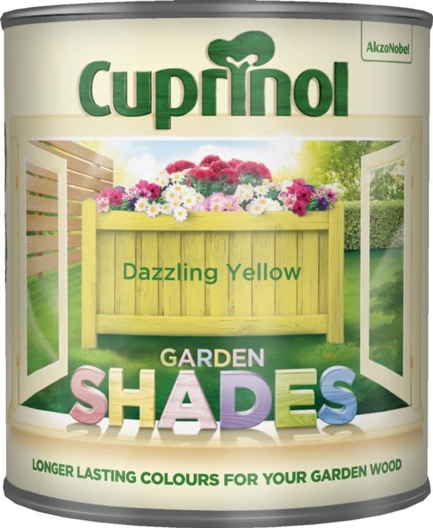 Cuprinol Garden Shades 1L - Dazzling Yellow